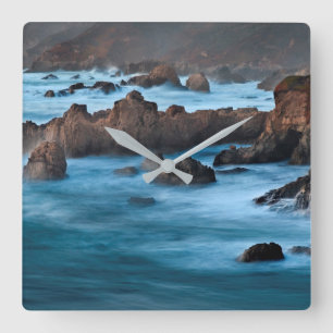 Reloj Cuadrado Dusk En Soberanes Cove