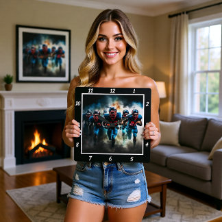 Reloj Cuadrado Dynamic Football Action 