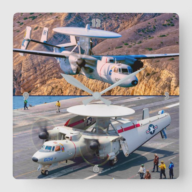 RELOJ CUADRADO E-2 HAWKEYE (Anverso)