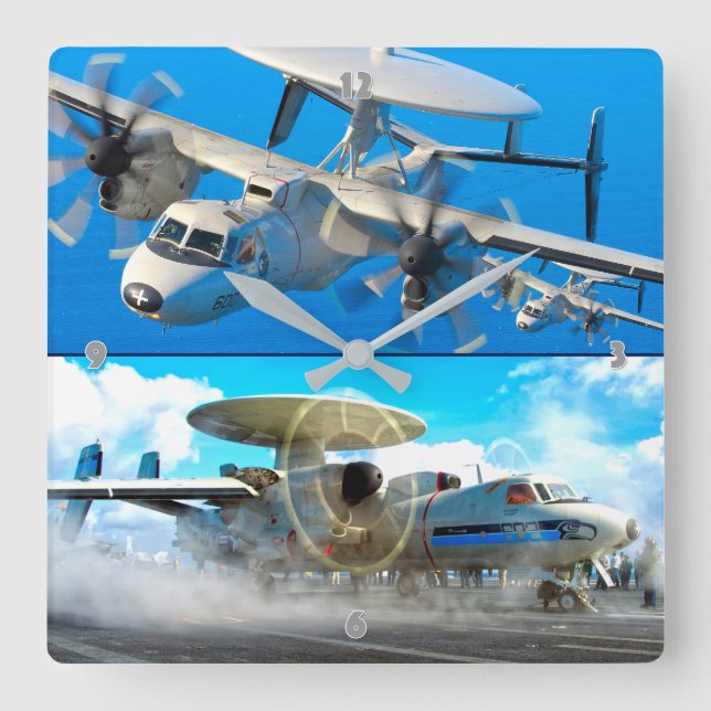 RELOJ CUADRADO E-2 HAWKEYE (Anverso)
