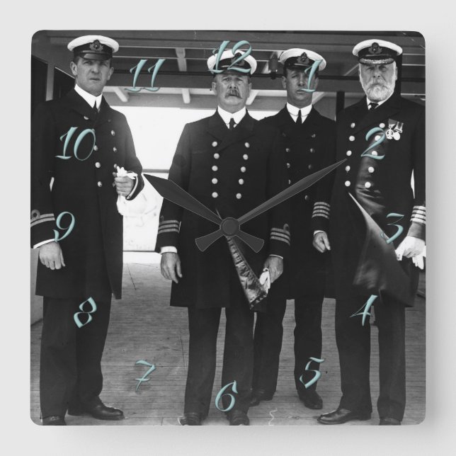 Reloj Cuadrado E.J. Smith (Titanic) (Anverso)