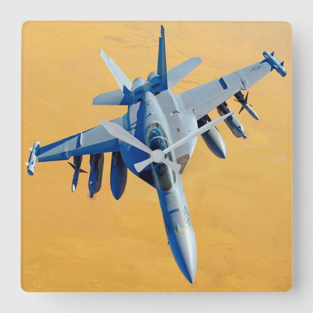 RELOJ CUADRADO EA-18G GROWLER (Anverso)