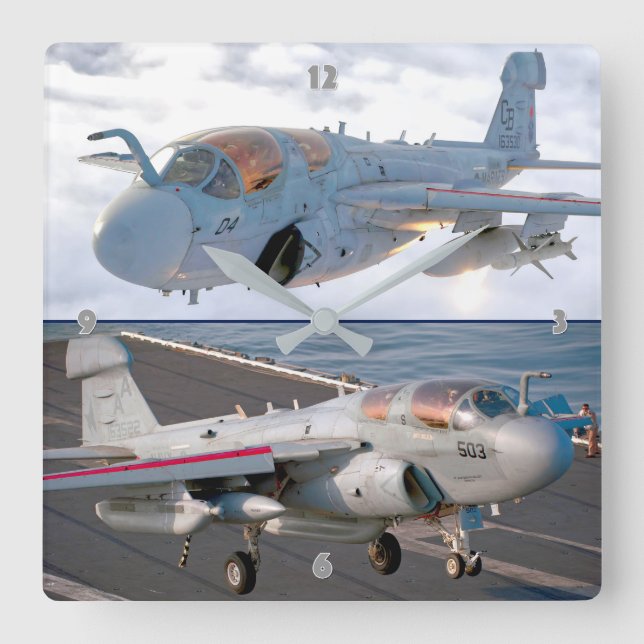 RELOJ CUADRADO EA-6B PROWLER (Anverso)