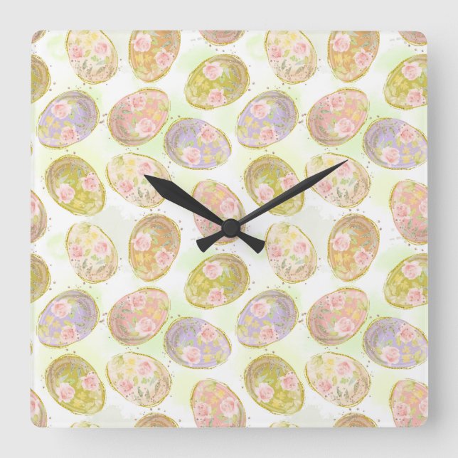 Reloj Cuadrado Easter Candy Bulk (Anverso)