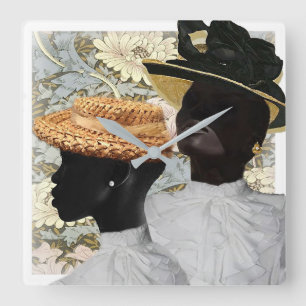 Reloj Cuadrado Easter Sunday Morning  1919 Square Wall Clock