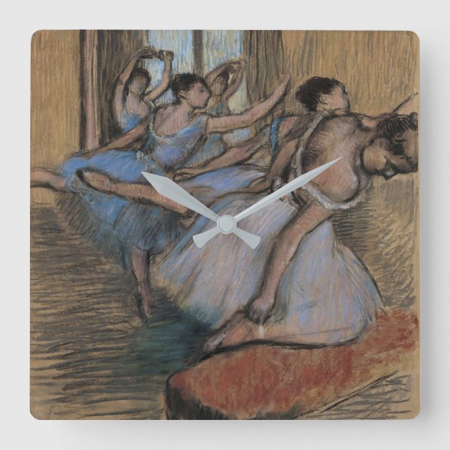 Reloj Cuadrado Edgar Degas | The Dancers (Anverso)