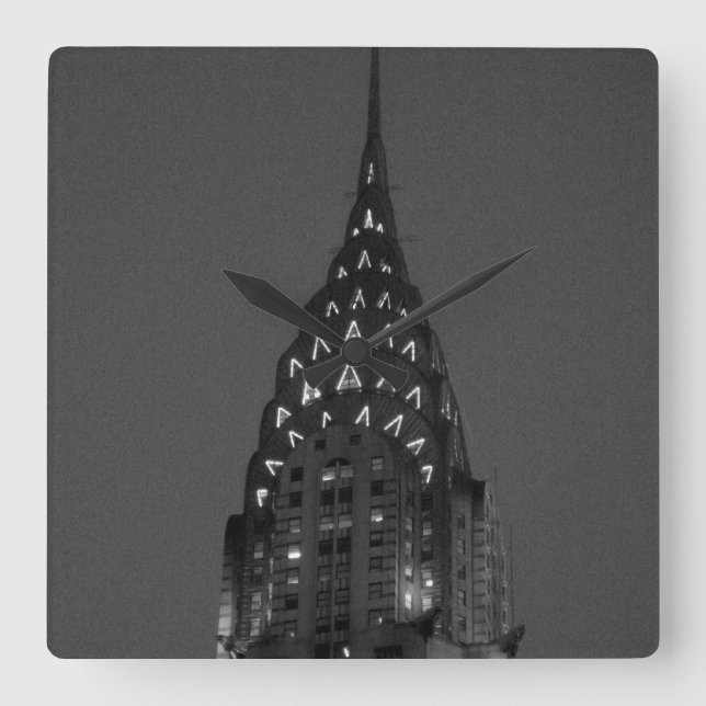 Reloj Cuadrado Edificio Chrysler (Anverso)