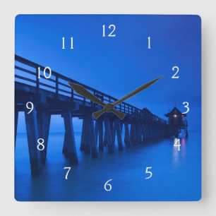 Reloj Cuadrado EE. UU., Florida, Costa del Golfo, Naples, Naples