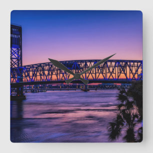 Reloj Cuadrado EE. UU., Jacksonville, Florida