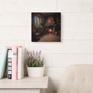 Reloj Cuadrado Eerie Seclusion