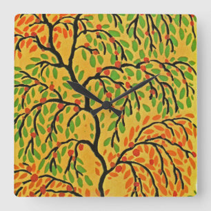 Reloj Cuadrado El 1 de estilo Art Deco de Seguy en Emporio Moffa