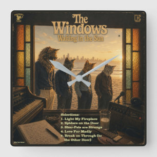 Reloj Cuadrado El Álbum de Windows: una Parodia
