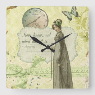 Reloj Cuadrado El amor no sabe ninguna hora
