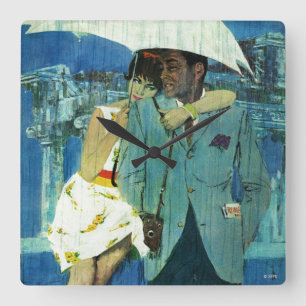 Reloj Cuadrado El amor viene a Srta. Lucas