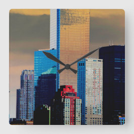 Reloj Cuadrado El amplio Financial Center Manhattan New York Post