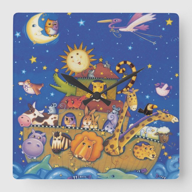 Reloj Cuadrado El Arca (Anverso)