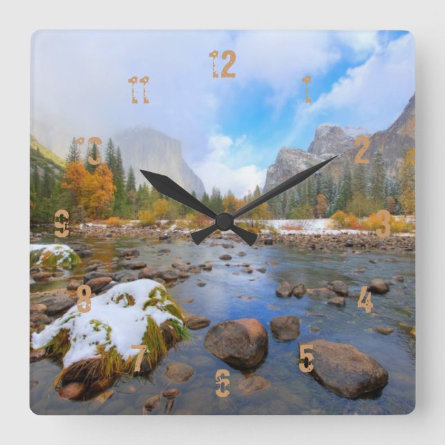 Reloj Cuadrado EL Capitan y tres hermanos (Anverso)