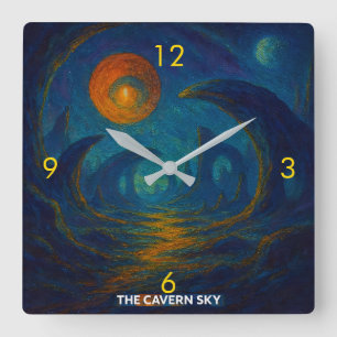 Reloj Cuadrado El cielo de la caverna