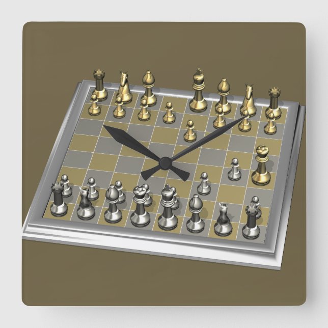 Reloj Cuadrado El destino de los tontos (Anverso)