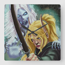 Reloj Cuadrado El fantasma y el cuerpo