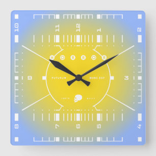 Reloj Cuadrado El Futuro Es Ahora