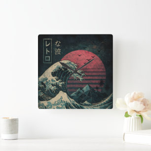 Reloj Cuadrado El Gran Clásico de Ola Retro