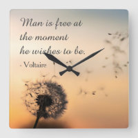 El hombre es libre cita de Voltaire