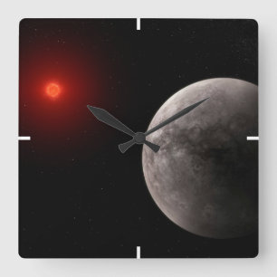 Reloj Cuadrado El Hot Rocky Exoplanet Trappist-1 B.