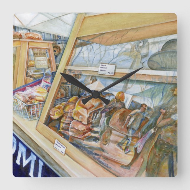 Reloj Cuadrado El lado bueno de la locura (Anverso)