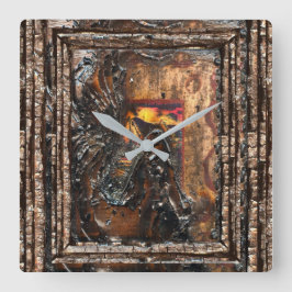 Reloj Cuadrado El lugar de descanso