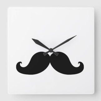 RELOJ CUADRADO EL MEJOR BIGOTE NEGRO