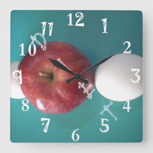 Reloj Cuadrado El mejor momento para desayunar y cenar