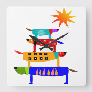 Reloj Cuadrado El mundo del perro