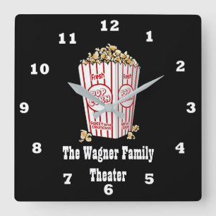 Reloj Cuadrado El nombre del agregado de Wagner Family Theater
