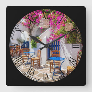 Reloj Cuadrado El número romano perfecto del patio Bella Artes