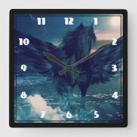 El Pegaso Negro Emergiendo Del Mar