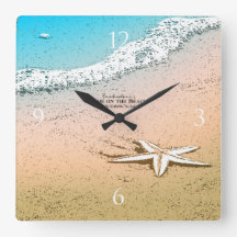 El pez estrella en la playa