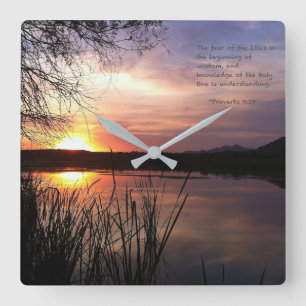 Reloj Cuadrado El principio de la sabiduría….