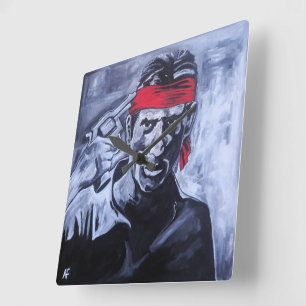 Reloj Cuadrado El prisionero Pintura de Alfred Fox