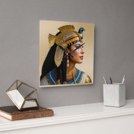 Reloj Cuadrado "El realismo de Cleopatra VII: un retrato"