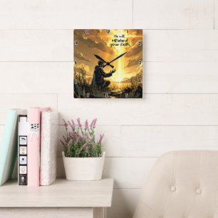 Reloj Cuadrado Él recompensará tu fe