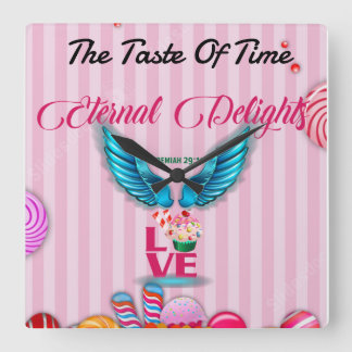 Reloj Cuadrado El "Sabor Del Tiempo"