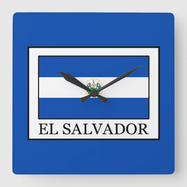 Reloj Cuadrado El Salvador (Anverso)