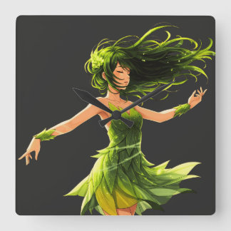 Reloj Cuadrado El susurro del viento