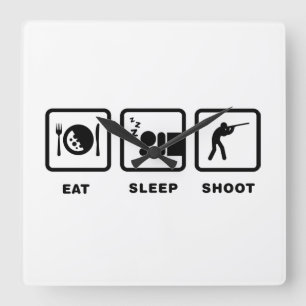 Reloj Cuadrado El tirar