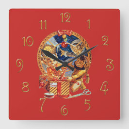 Reloj Cuadrado El último paquete