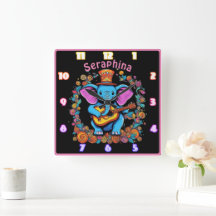 Elefante toca la guitarra en un campo de flores