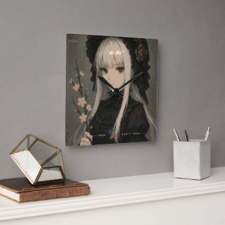 Reloj Cuadrado Elegance of the Midnight Blossom Maiden Premium