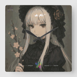 Reloj Cuadrado Elegance of the Midnight Blossom Maiden Premium