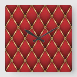 Reloj Cuadrado Elegant Christmas Wall Clock – Festive Winter Time